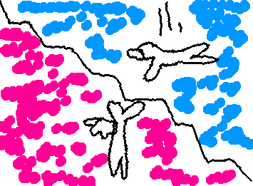 Aerophobia (fear of flying)vvs.basophobia (Fear of falling)