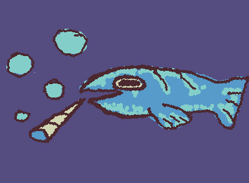 Stupid fih I drew in five minutes that’s why he’s kinda pathetic