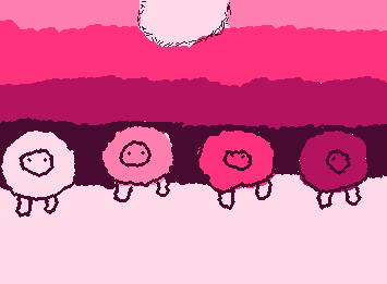there is 4 sheep, but where is 5 sheep?