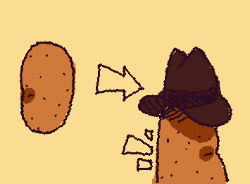 “A potato? Wait… PERRY THE POTATO!!?”