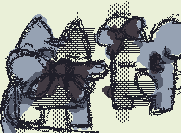 Y'ALL PLEASE DRAW THESE 2 IN Y'ALL'S STYLE IN THE OG/INK/OLD CARTOON COLORS (og colors are my first 2 public drawings)