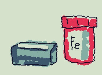 drawing iron cause I'm deficit in it