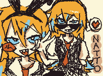 @NATTO できた！うまく描けなかった🙄ほんとにキャラデザよすぎるう