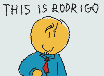 update on my site: i made this character called rodrigo for my websites lobby(home page) and i wanted to make a guest book so people could send messages to him