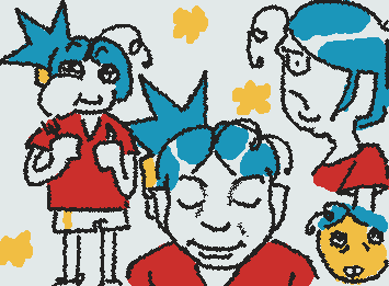 silly lil doodles of my sona cuz im bored