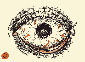 Second drawing, I'll do other things, not just eyes :)
