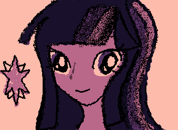 OK, I try to draw a Twilight Sparkle ☆