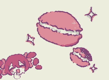 @@makaron さんマカロン描けました〜遅くなりすぎてすみません！