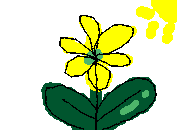 花を書きました！