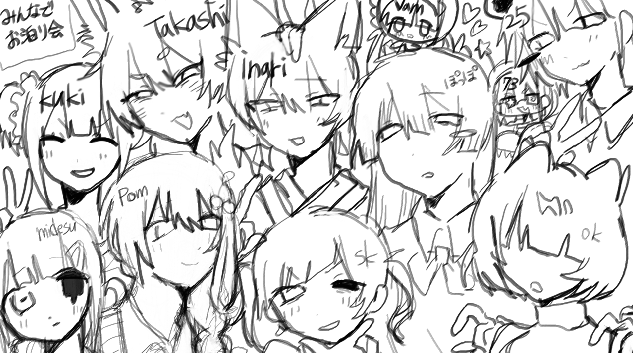 みんなのOC(代理)が好きすぎて筆が止まらんかったですほんとにみんな貸してくれてありがとう😭😭😭😭💕💕そしてめちゃくちゃ遅れちゃってごめんなさい;;;;