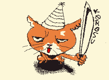 an orange cat's birthday