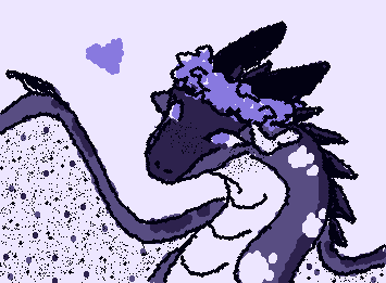 its whiteout!! I decided to make her more purple to match the flower crown that I gave her:)