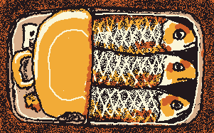 Packt Like Sardines in a Crushd Tin Box (alt 2)