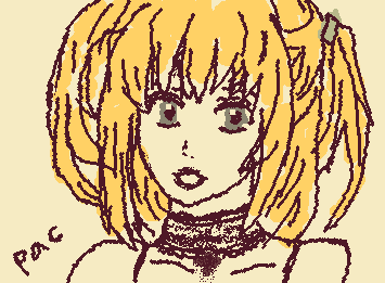 i believe in quality over quantity art accounts (btw this is misa from death note)