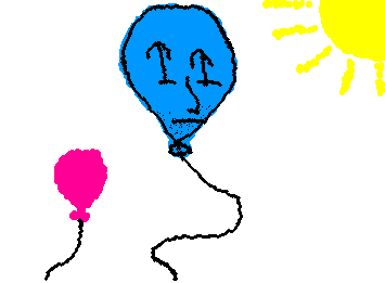 depressed balloon man