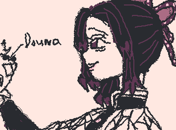 “Now I can pass on in peace.” Shinobu Kocho. I was supposed to draw this on shinobu’s birthday (February 24th) but I forgot.