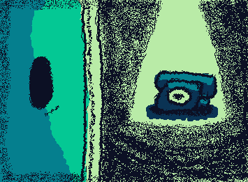 Follow the twin blue stars