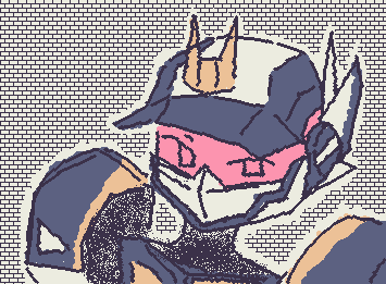 Blue Cop from metal cardbot!