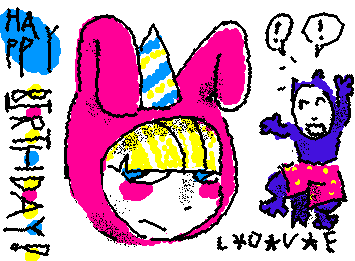 it's popee's birthday!! happy April 1st!!