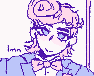 harvey harman harvington (goodness calm dude) from the BLOODMONEY! series :D pls drop the lash tut 🙏(kinda joking but i swear look at his official art bro)