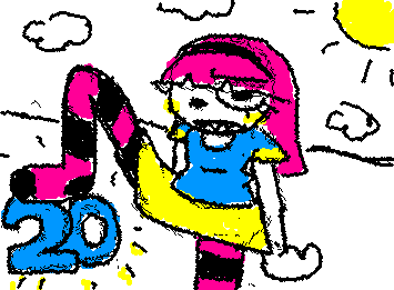 Thanks for 20 followers I think this is worse than the 15 art and will do worse but I’m lazy to redraw it