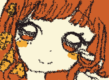 学校で暇だったからこっそり書いた絵。
