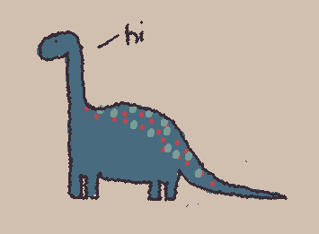 Dino <3 just a lil guy