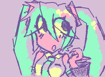 small hatsune miku doodle