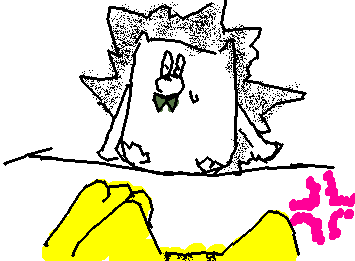 うにぐりくんとネコ