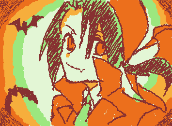 もう少しでハロウィンですね 1時間だけちょこっと絵チャ開きます