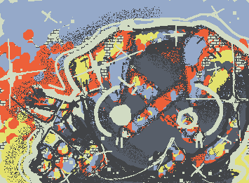 "Rush over to me, even in your pajamas! While changing...I could be eaten down to the bone!" ~~~ Button [OSC OC + They/Them] ~~~ little patchwork dog...!!!