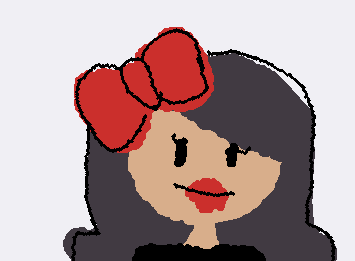 Girl with a bow