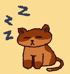 for @-starfxll - sleeping kitty! 💖 thanks for the request!!! :D