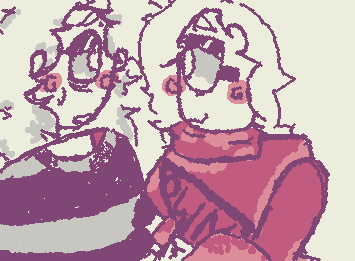 Happy valentines guys ^^ (I haven’t been online much today bc I was out with my partner) take a doodle of me & my partner @PEANUTZZ 🥹🥹🥹