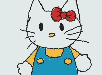 Wow hello kitty colors are the same as Pomni :3