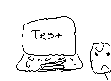 Just finished a test