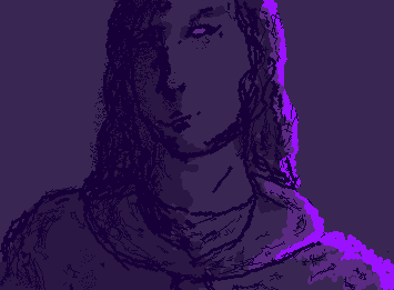 Dark purple 💜🖤(I tried to do something with the lighting)...Anyway I'm out of ideas and energy & I hate school