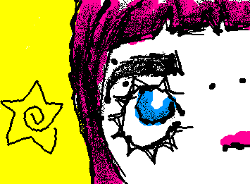 random girl sketch in under 3 mins