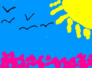 I drew the outside worldddddd😉😏🌚::wp-anime-boom::
