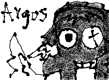 MY SINNERSONA ARGOS LOCUST!!! He's a high-rank angel who watches over John Grace when He (God) can't.