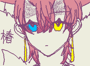 新しいOC!!椿だよ♪鬼神でケモ!人外☆ケモは狐!良かったらかいてねん♪この子のFMは🦊🩷!
