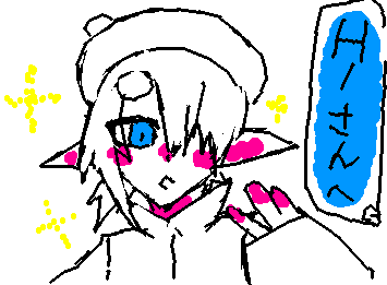 hiさんへ。
代理ちゃん描きました〜!
なんかメンショできなかった、、、
