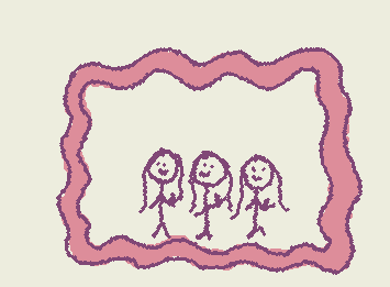 That one trio, all girls, same clothes, same personality