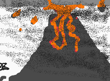 loaf is in a volcano can you find him