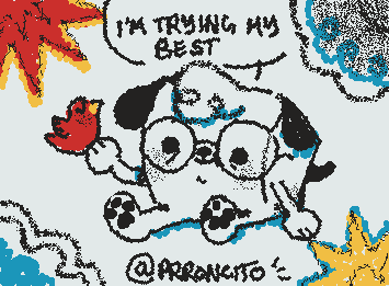 This is Prroncito, my sona. It’s a sugar cube but a dog!