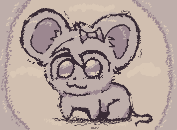 una pequeña ratita!