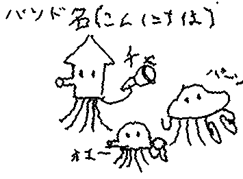 バンド名 〔こんにちは〕