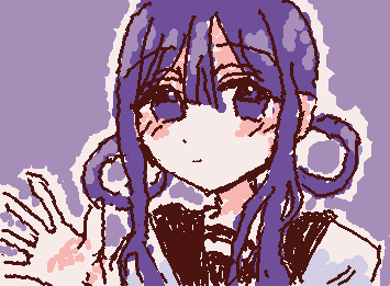 @nekko さんのリクエストで地縛少年花子くんの赤根葵ちゃんです！
