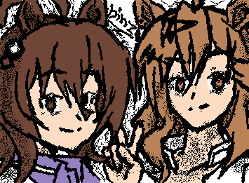 friend asked me to draw tachy and pokke