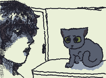 I can't go, he would miss me. He's already worried.